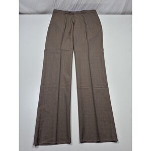 Ballin Dress Pants Mens 36x36 Brown Wool Flat Front Unhemmed Comfort EZE